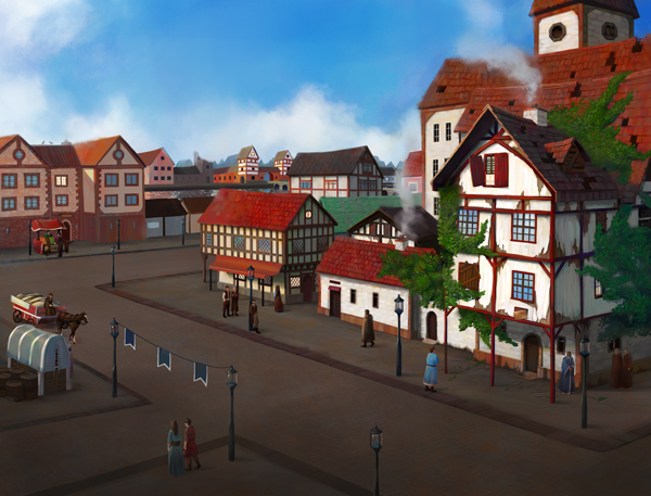 Background painting - 600x457